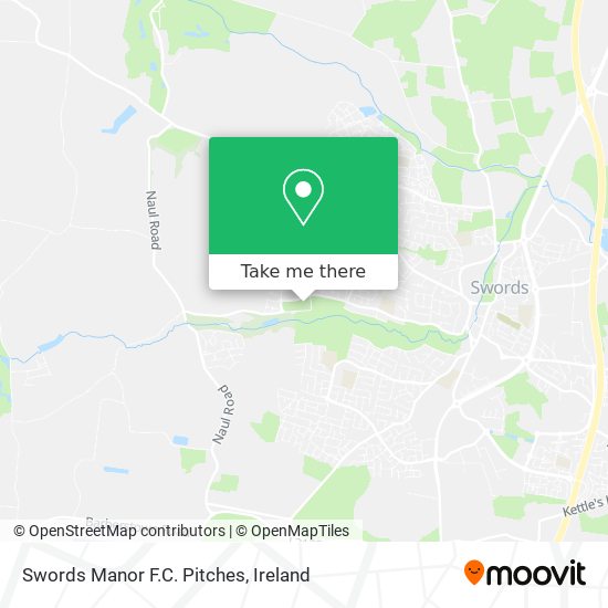 Swords Manor F.C. Pitches map