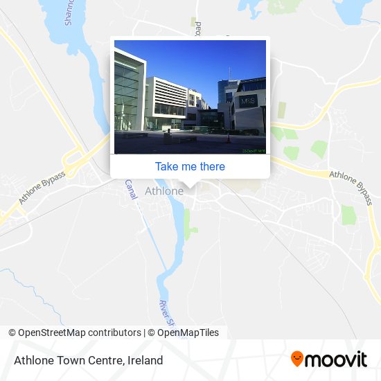Athlone Town Centre map