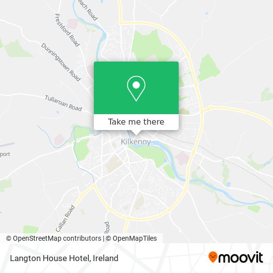 Langton House Hotel map