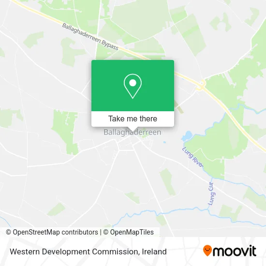 Western Development Commission map