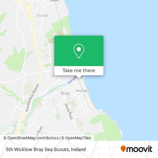 5th Wicklow Bray Sea Scouts map