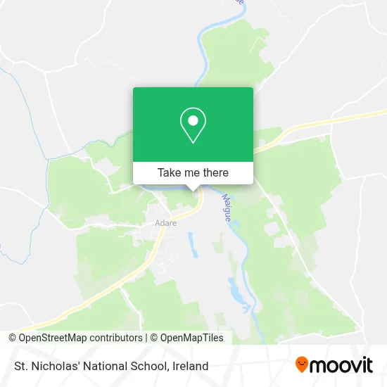 St. Nicholas' National School map