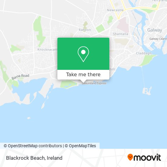 Blackrock Beach map