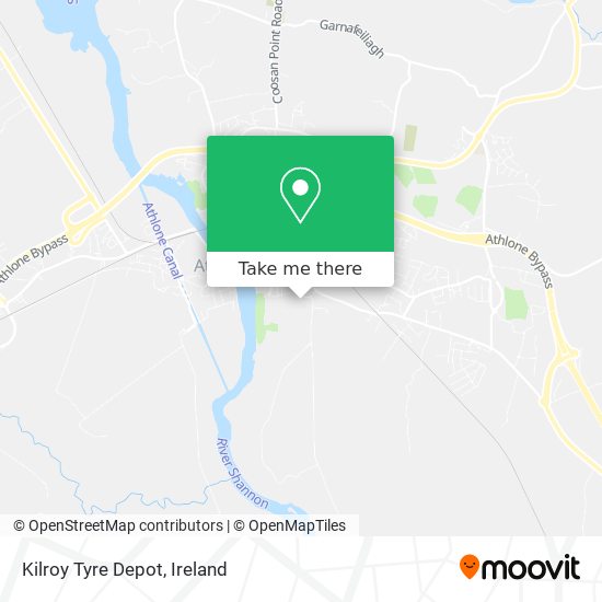 Kilroy Tyre Depot map