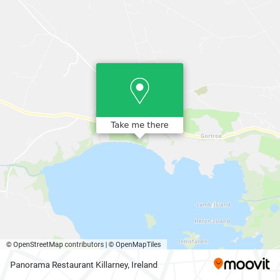 Panorama Restaurant Killarney map