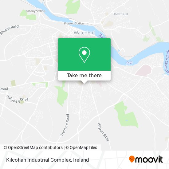 Kilcohan Industrial Complex map