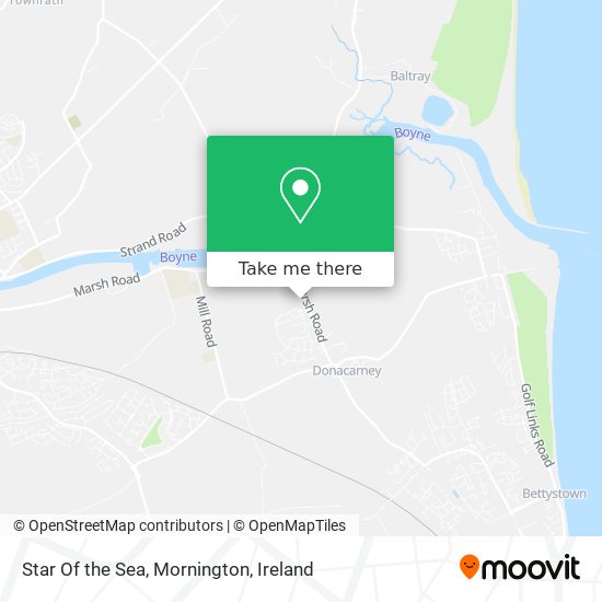 Star Of the Sea, Mornington map