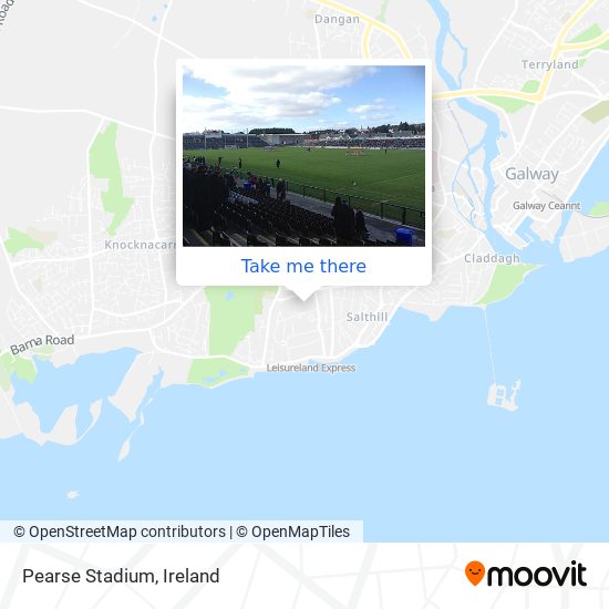 Pearse Stadium map