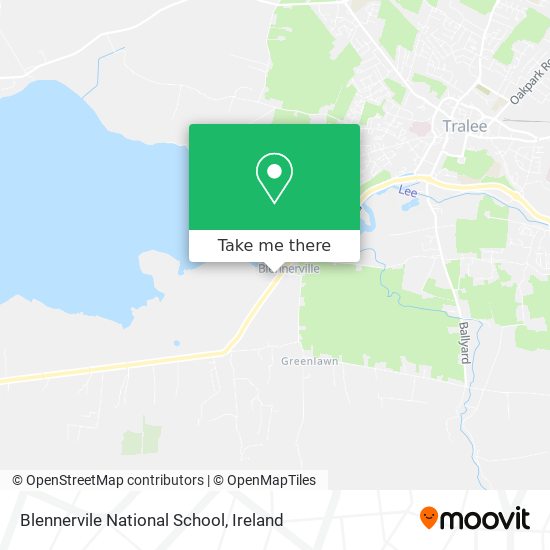 Blennervile National School map