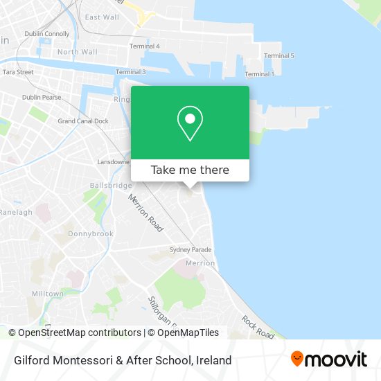 Gilford Montessori & After School map