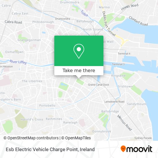 Esb Electric Vehicle Charge Point map