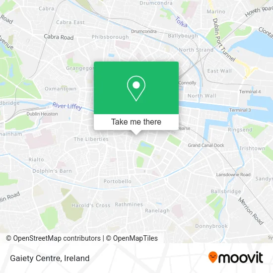 Gaiety Centre map