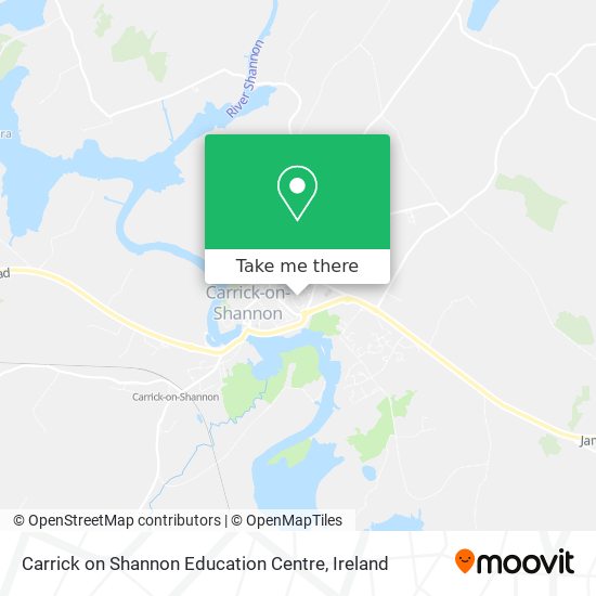 Carrick on Shannon Education Centre map