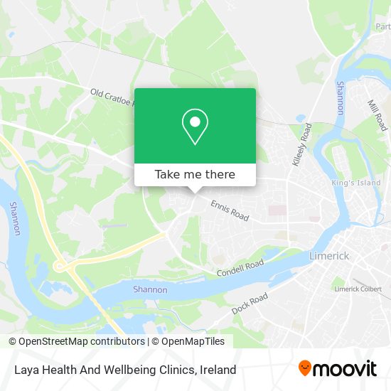 Laya Health And Wellbeing Clinics map