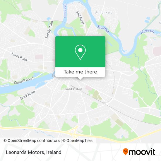 Leonards Motors map