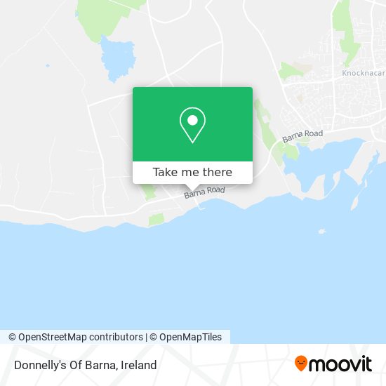 Donnelly's Of Barna map