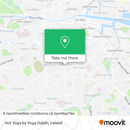 Hot Yoga by Yoga Dublin map