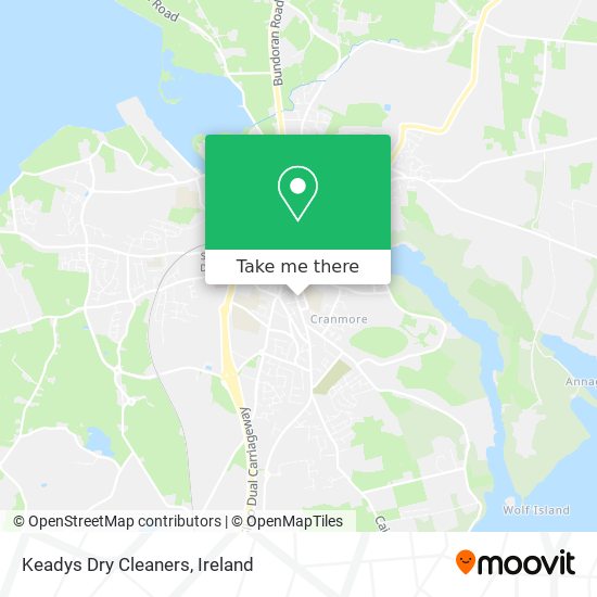 Keadys Dry Cleaners map