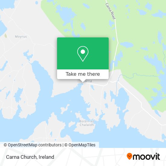 Carna Church map