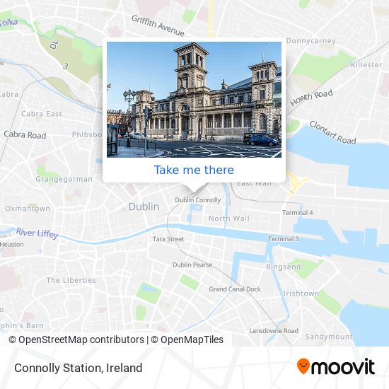 Connolly Station map