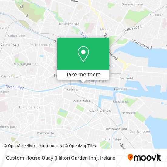 Custom House Quay (Hilton Garden Inn) map