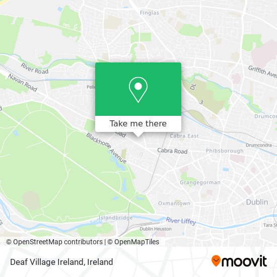 Deaf Village Ireland map