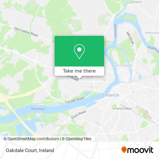 Oakdale Court map