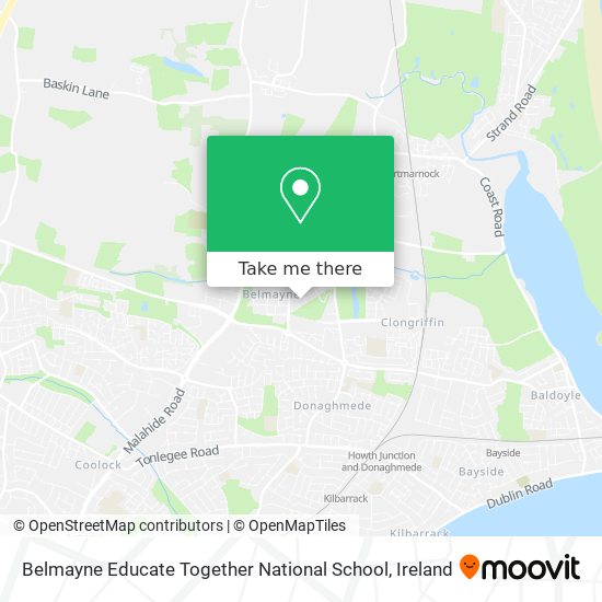 Belmayne Educate Together National School map