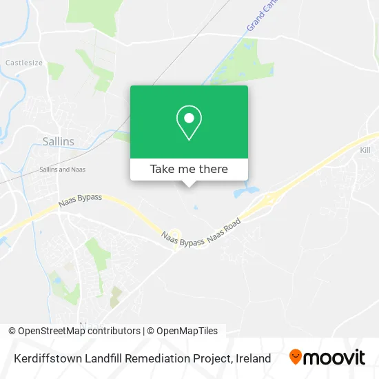 Kerdiffstown Landfill Remediation Project map