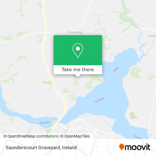 Saunderscourt Graveyard map