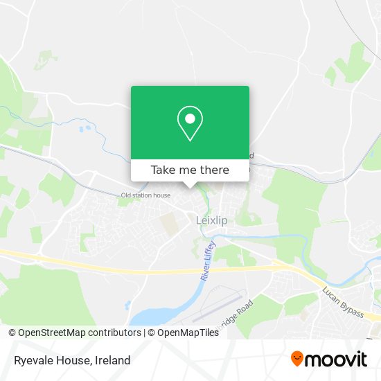 Ryevale House map