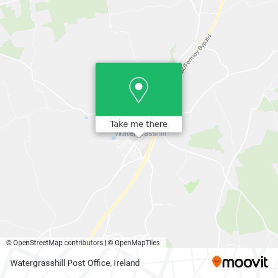 Watergrasshill Post Office map