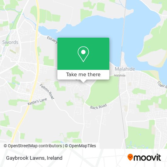 Gaybrook Lawns map