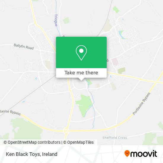 Ken Black Toys map