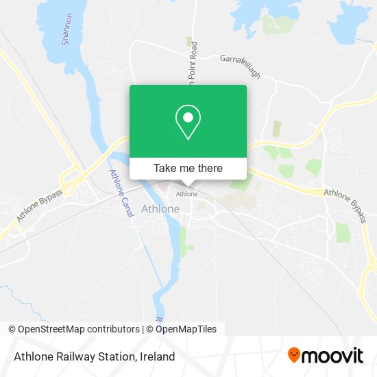 Athlone Railway Station map
