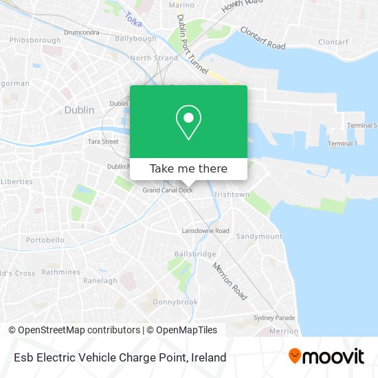 Esb Electric Vehicle Charge Point map