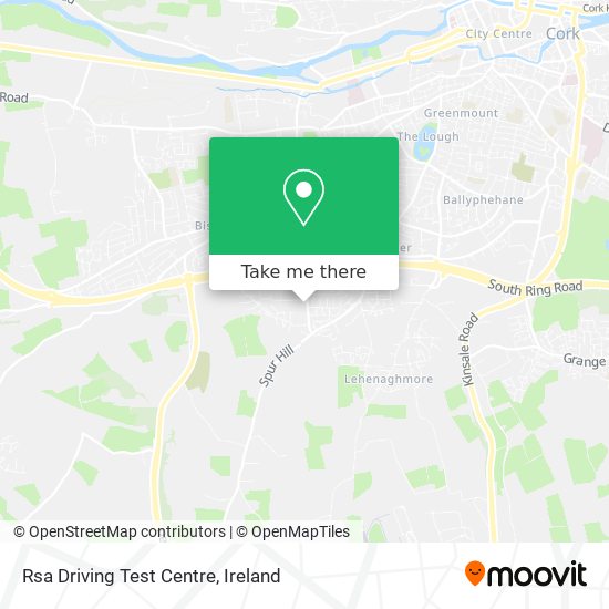 Rsa Driving Test Centre map