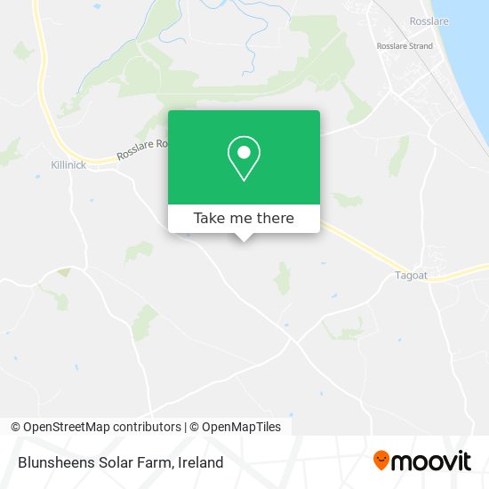 Blunsheens Solar Farm map