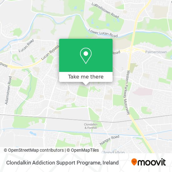 Clondalkin Addiction Support Programe map