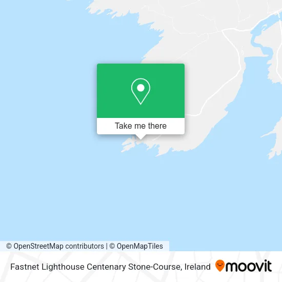 Fastnet Lighthouse Centenary Stone-Course map