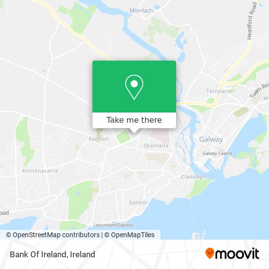 Bank Of Ireland map