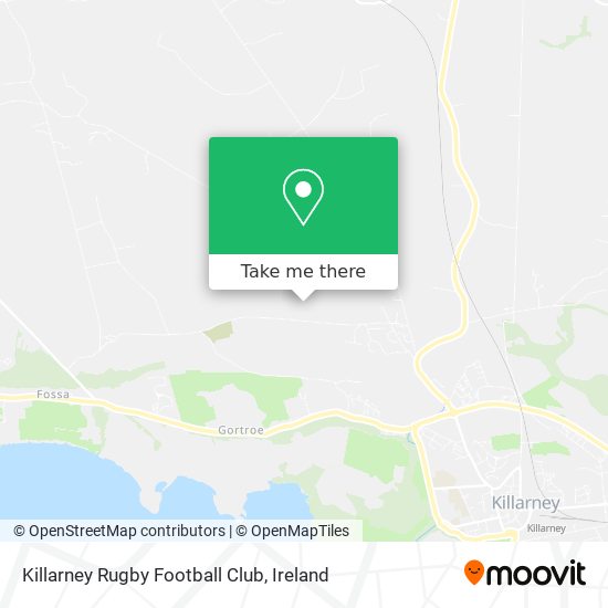Killarney Rugby Football Club map