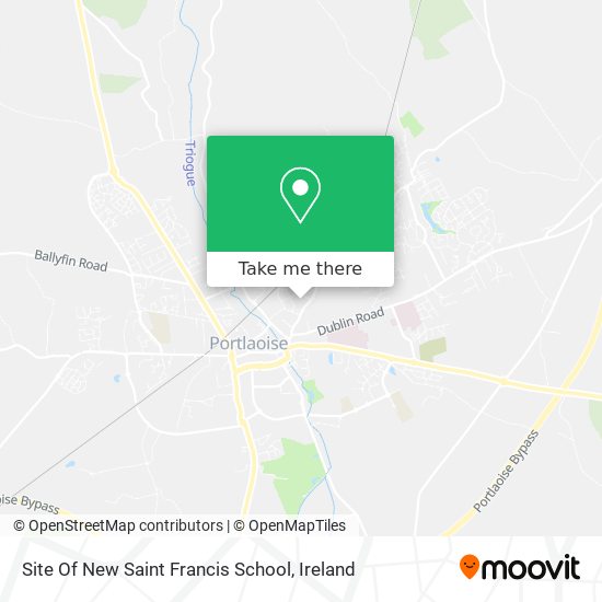 Site Of New Saint Francis School map