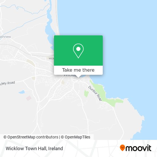 Wicklow Town Hall map