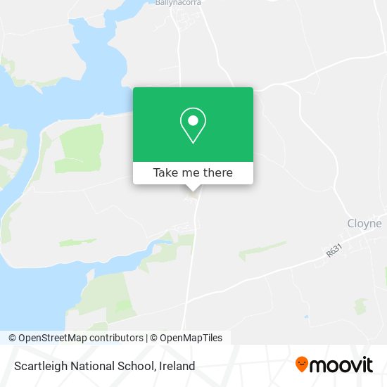 Scartleigh National School map