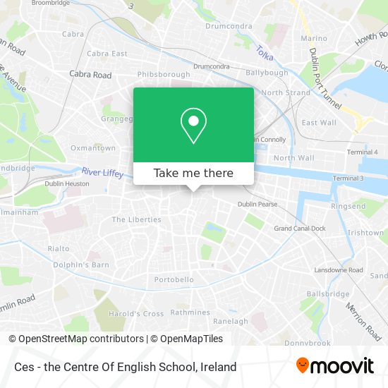 Ces - the Centre Of English School map