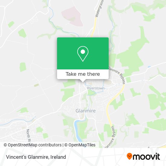 Vincent's Glanmire map
