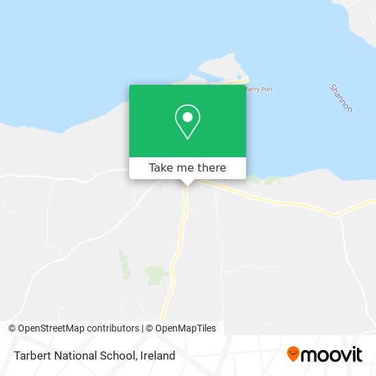Tarbert National School map