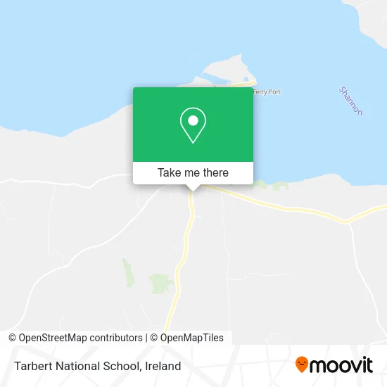 Tarbert National School map