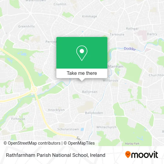 Rathfarnham Parish National School map